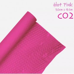 Reusable & Eco-Friendly Kraft Honeycomb Wrapping Paper Roll Hot Pink