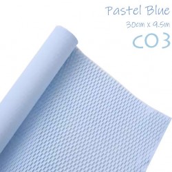 Reusable & Eco-Friendly Kraft Honeycomb Wrapping Paper Roll Pastel Blue