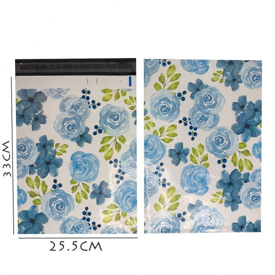 Designer PolyMailer Bags [D03] Blue Roses