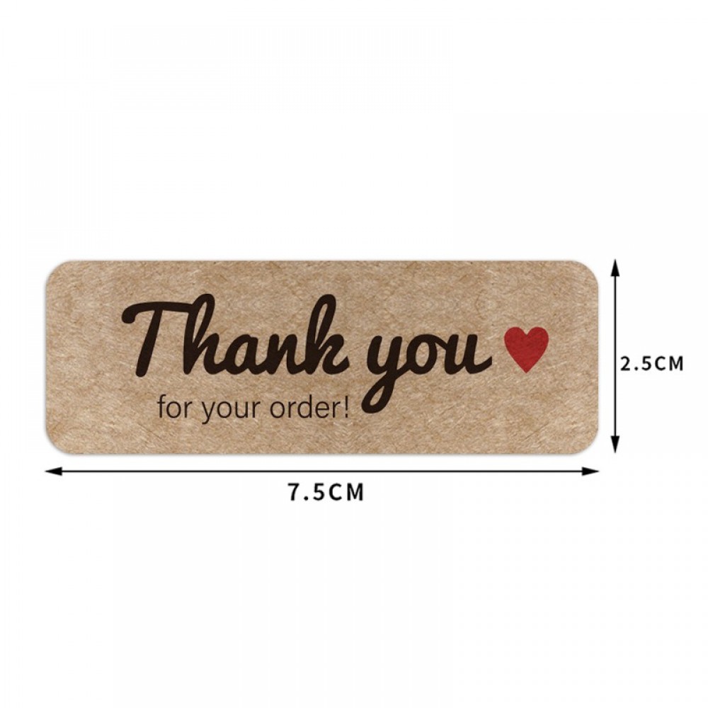 Rectangular Thank You Stickers [Your online shop for Ecommerce ...